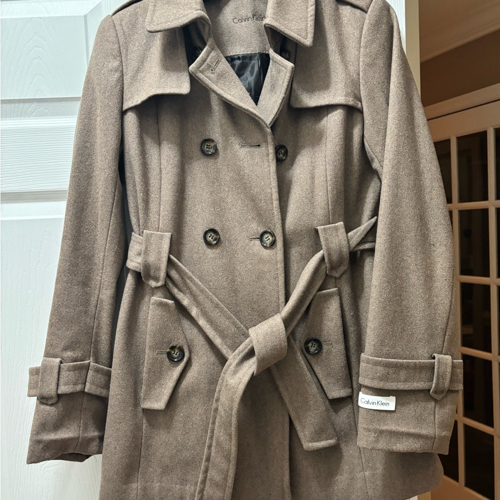 Calvin Klein Women's Wool Pea Coat